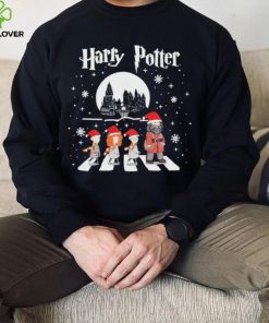 Harry Potter Chibi Abbey Road Christmas Shirt