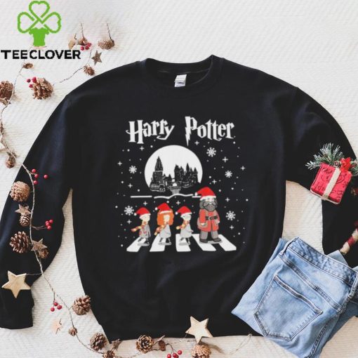 Harry Potter Chibi Abbey Road Christmas Shirt
