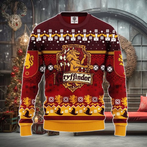Harry Potter Gryffindor Xmas Ugly Christmas Sweater Amazing Gift Men And Women Christmas Gift