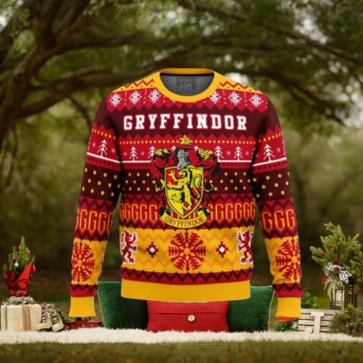 Harry Potter Gryffindors House Ugly Christmas Sweaters