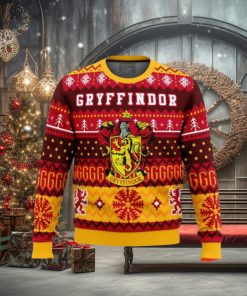 Harry Potter Gryffindors House Ugly Christmas Sweaters