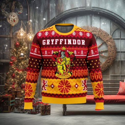 Harry Potter Gryffindors House Ugly Christmas Sweaters