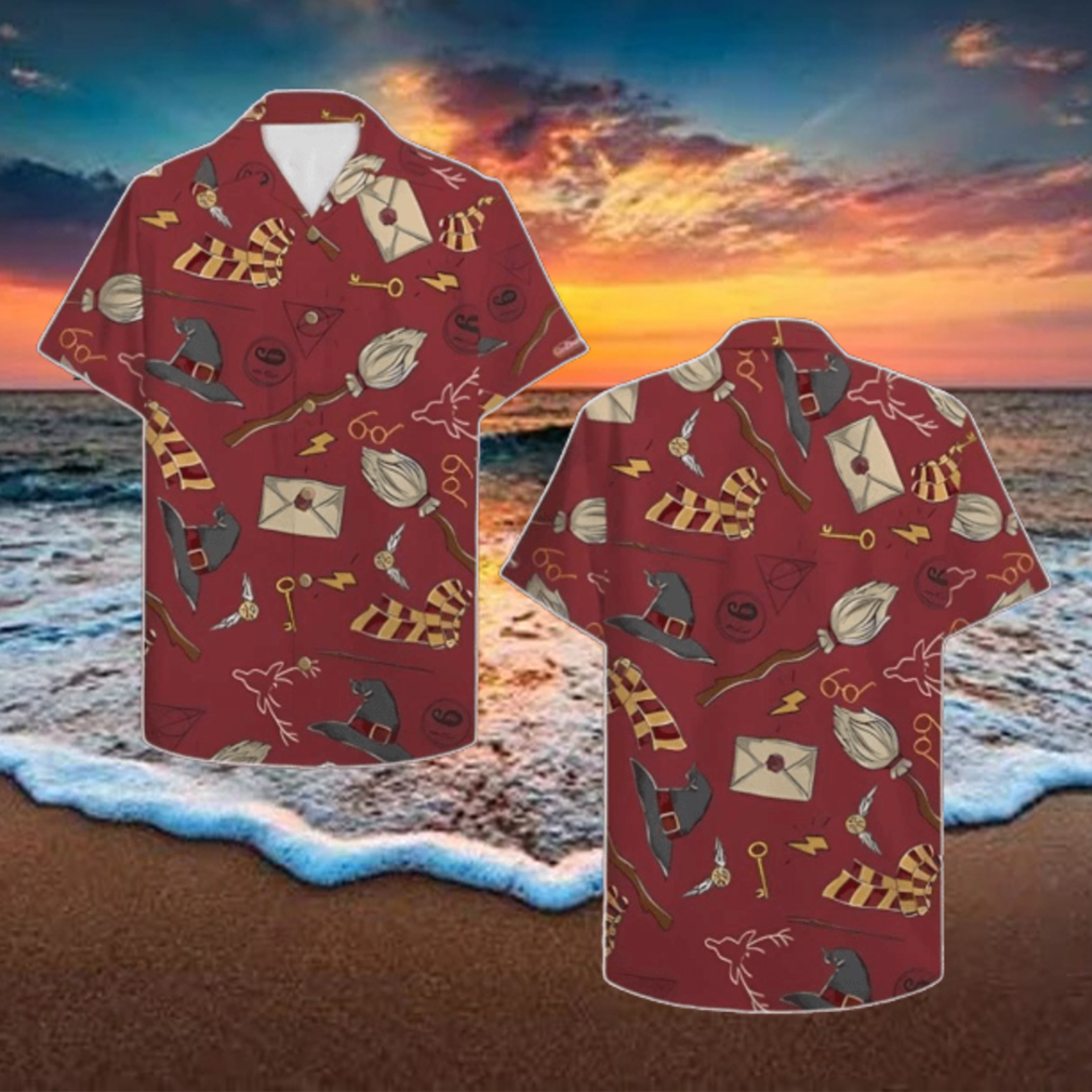 Harry Potter Hogwarts Hawaiian Shirt Unique Gift Harry Potter Hogwarts Hawaiian Shirt Unique Gift