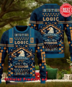 Harry Potter Hogwarts Ravenclaw Intuition Logic Ugly Christmas Sweater