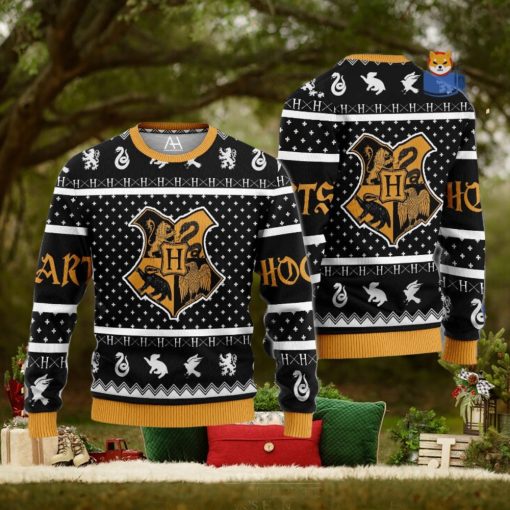 Harry Potter Hogwarts Ugly Christmas Sweater 3d All Over Printed Shirts For Men And Women