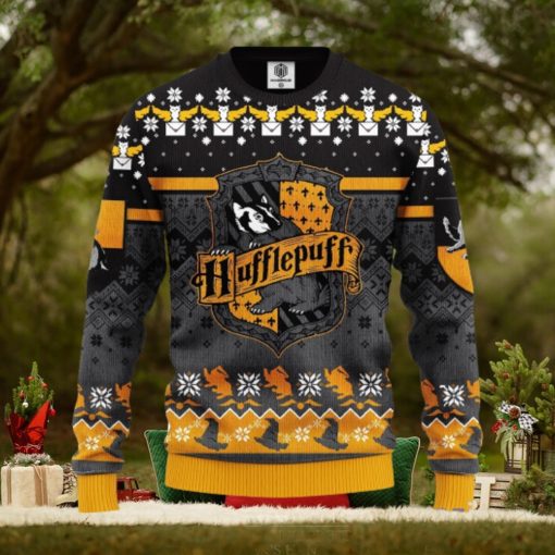 Harry Potter Hufflepuff Ugly Christmas Sweater Amazing Gift Men And Women Christmas Gift