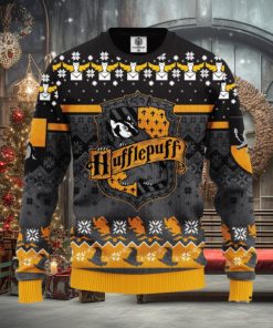 Harry Potter Hufflepuff Ugly Christmas Sweater Amazing Gift Men And Women Christmas Gift