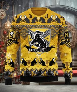 Harry Potter Hufflepuff Ugly Christmas Sweater Xmas Men And Women Christmas Gift
