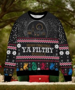 Harry Potter Merry Christmas Ya Filthy Muggle Hogwarts School Ugly Christmas Sweater