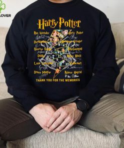 Harry Potter Names Characters Thank You For The Memories Signatures Shirt