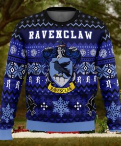 Harry Potter Ravenclaw House 3D Ugly Christmas Sweater Unisex Christmas Sweater For Men And Women