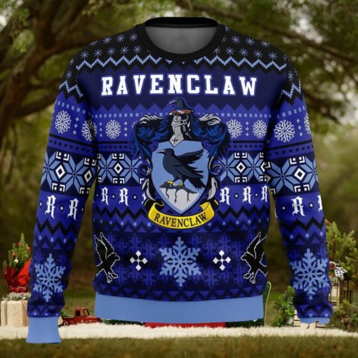 Harry Potter Ravenclaw House 3D Ugly Christmas Sweater Unisex Christmas Sweater For Men And Women
