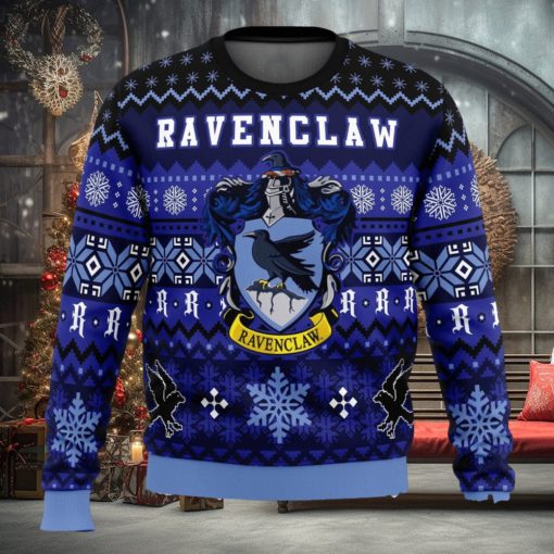 Harry Potter Ravenclaw House 3D Ugly Christmas Sweater Unisex Christmas Sweater For Men And Women