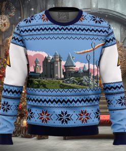 Harry Potter Retro Hogwarts Ugly Christmas Sweater