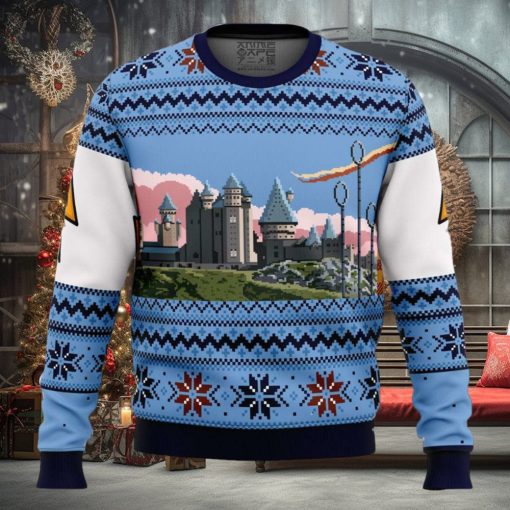 Harry Potter Retro Hogwarts Ugly Christmas Sweater