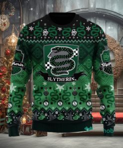 Harry Potter Slytherin Christmas Ugly Christmas Sweater Xmas Men And Women Cute Christmas Gift