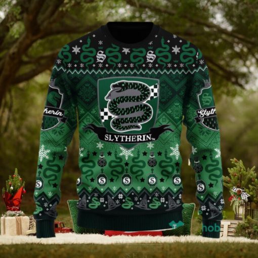 Harry Potter Slytherin Christmas Ugly Christmas Sweater Xmas Men And Women Cute Christmas Gift