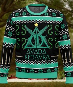 Harry Potter Spell Avada Kedavra Ugly Christmas Sweaters