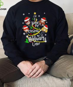 Harry Potter all I want for Christmas is my Hogwarts letter Christmas chibi 2022 hoodie, sweater, longsleeve, shirt v-neck, t-shirt