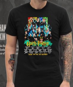 Harry Potter signatures thank you for the memories shirt 6 Harry Potter signatures thank you for the memories shirt