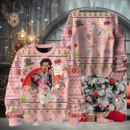 Harry Styles Treat People With Kindness Chirstmas Gifts 2024 Xmas For Family And Friends Ugly Sweater