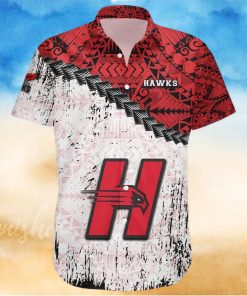 Hartford Hawks NCAA Grunge Polynesian Tattoo Hawaiian Shirt