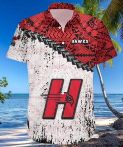 Hartford Hawks NCAA Grunge Polynesian Tattoo Hawaiian Shirt