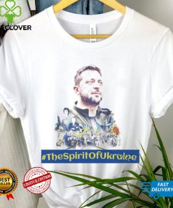 Hashtag The Spirit Of Ukraine Ukrainian President Volodymyr Zelenskyy Art And Design Shirt