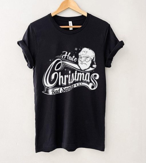 Hate Christmas Bad Santa Claus Bah Humbug Men's T Shirt