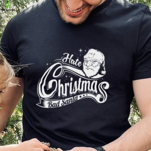 Hate Christmas Bad Santa Claus Bah Humbug Men's T Shirt