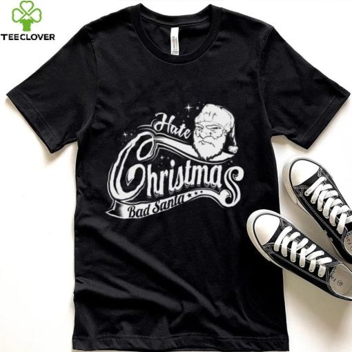 Hate Christmas Bad Santa Claus Bah Humbug Men's T Shirt