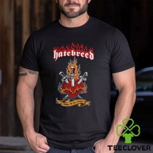 Hatebreed Burial For The Living 98 Tour Shirt, Hatebreed Band Tour Guide T  Shirt, Hatebreed Weight Of The False Self T  Shirt