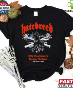 Hatebreed October 23 2024 Summit In Denver Assault CO T Shirts