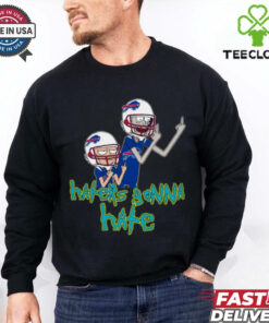 Haters Gonna Hate Rick And Morty Buffalo Bills Nfl T shirt
