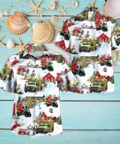 Hatzalah South Florida Ems Christmas Hawaiian Shirt