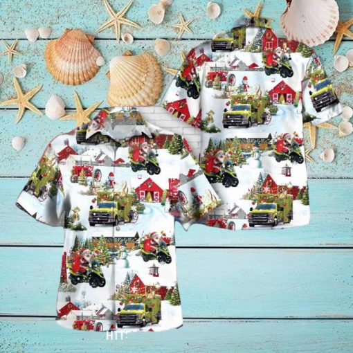 Hatzalah South Florida Ems Christmas Hawaiian Shirt