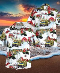 Hatzalah South Florida Ems Christmas Hawaiian Shirt
