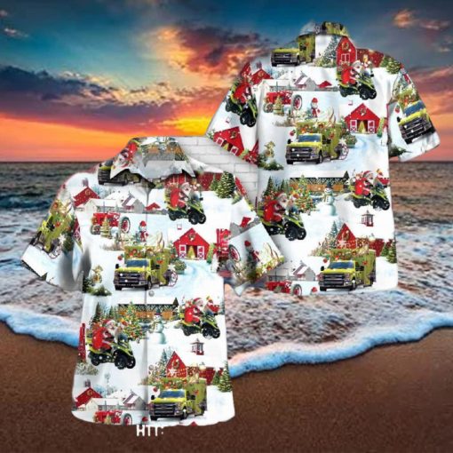 Hatzalah South Florida Ems Christmas Hawaiian Shirt