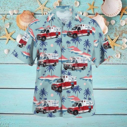 Hatzalah Volunteer Ambulance Lower Manhattan New York City Hawaiian Shirt