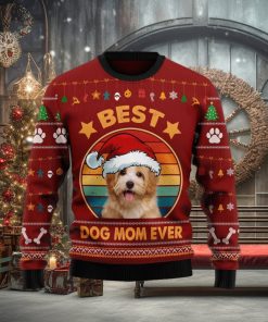 Havanese Best Dog Mom Ever Christmas Ugly Sweater