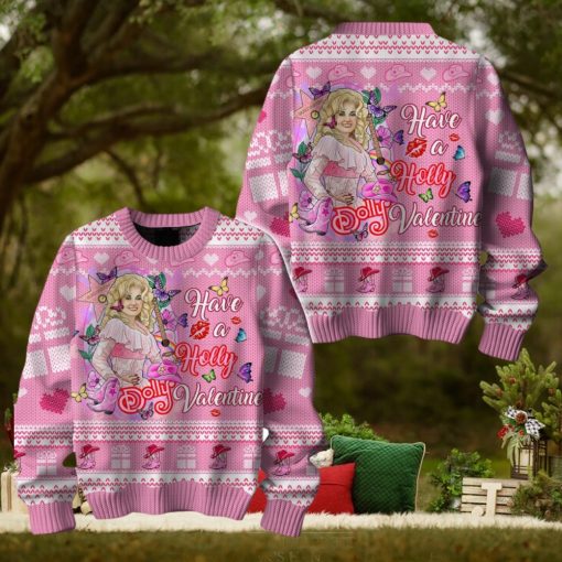 Have A Holly Valentine Dolly Parton Sweater