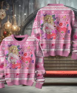 Have A Holly Valentine Dolly Parton Sweater