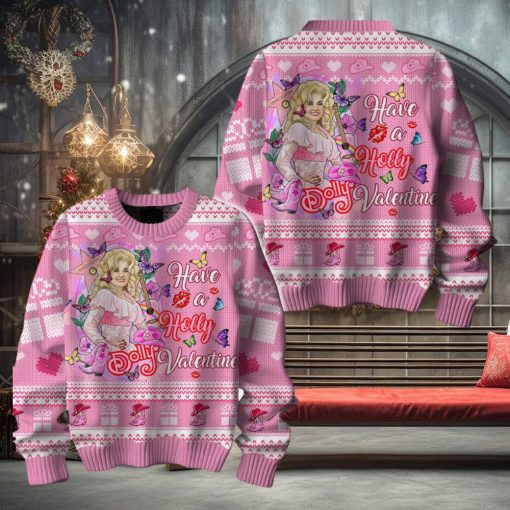 Have A Holly Valentine Dolly Parton Sweater