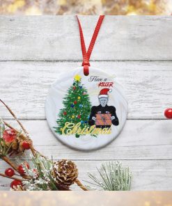 Have A Killer Horror Movie Pinhead Christmas Ceramic Round Ornament