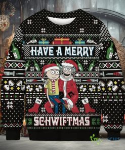 Have A Merry Schwiftmas Sweater Rick & Morty Ugly Christmas Sweater