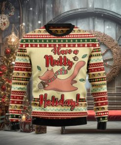 Have A Nutty Holiday Christmas Ugly Sweater Mens