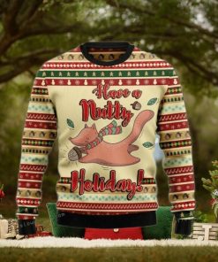 Have A Nutty Holiday Christmas Ugly Sweater Mens