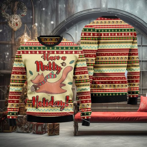 Have A Nutty Holiday Ugly Christmas Sweater
