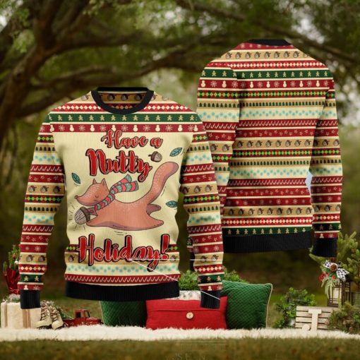 Have A Nutty Holiday Ugly Christmas Sweater