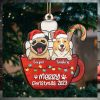 Have A Sweet Pawlidays Dog & Cat Personalized Custom Ornament Wood Unique Shaped Christmas Gift For Pet Owners, Pet Lovers